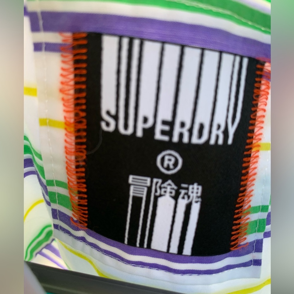 Superdry Men’s Short Sleeve Button Down Striped - Picture 5 of 5